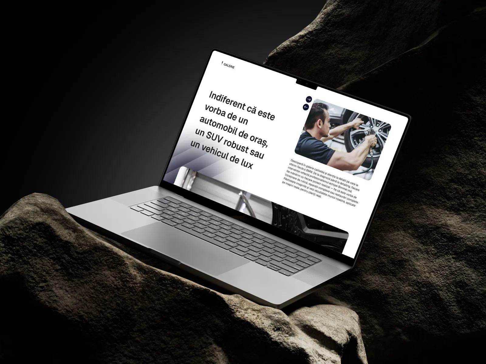 Bimmer — Creare landing page, 1