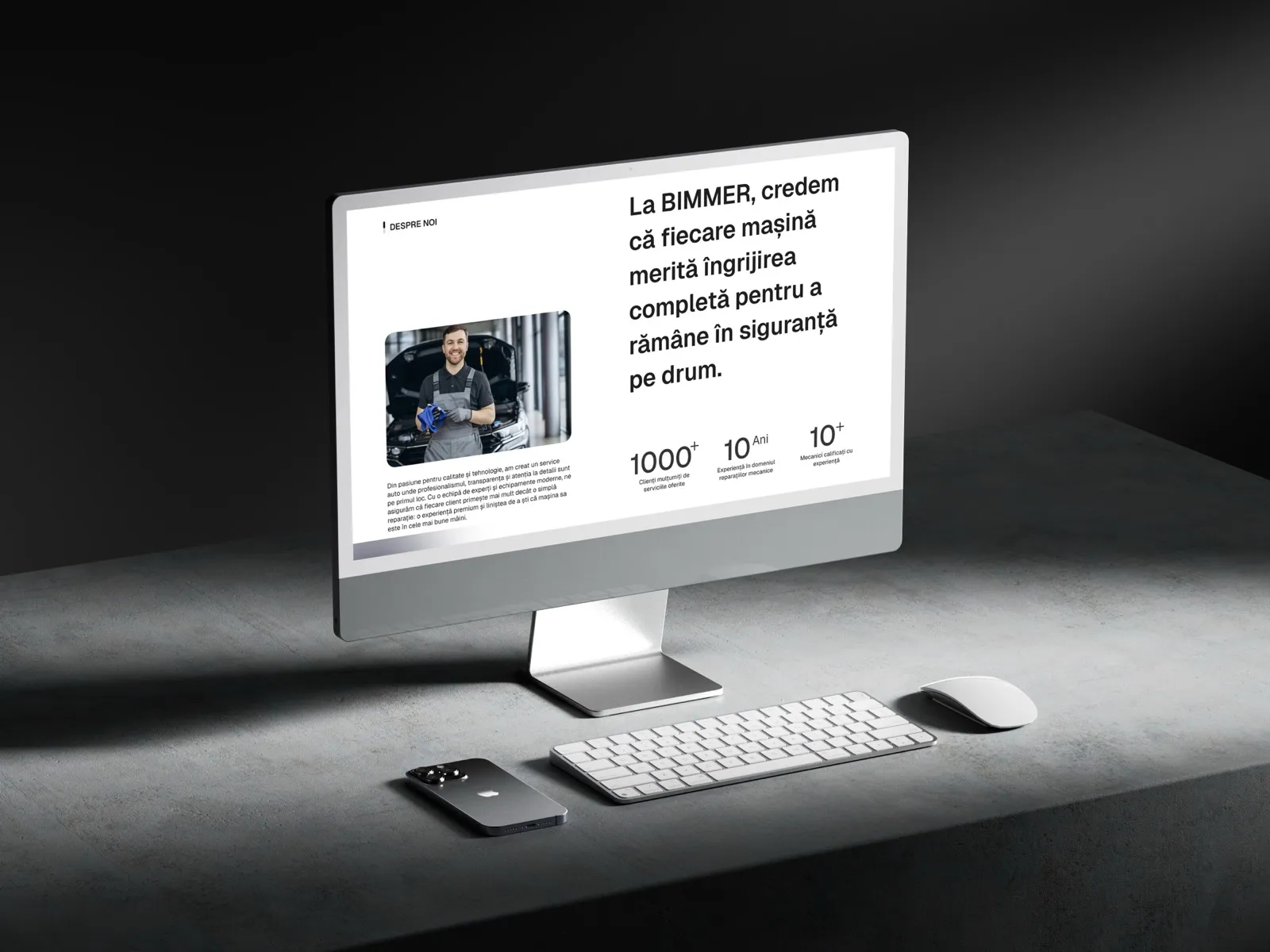 Bimmer — Creare landing page, 3