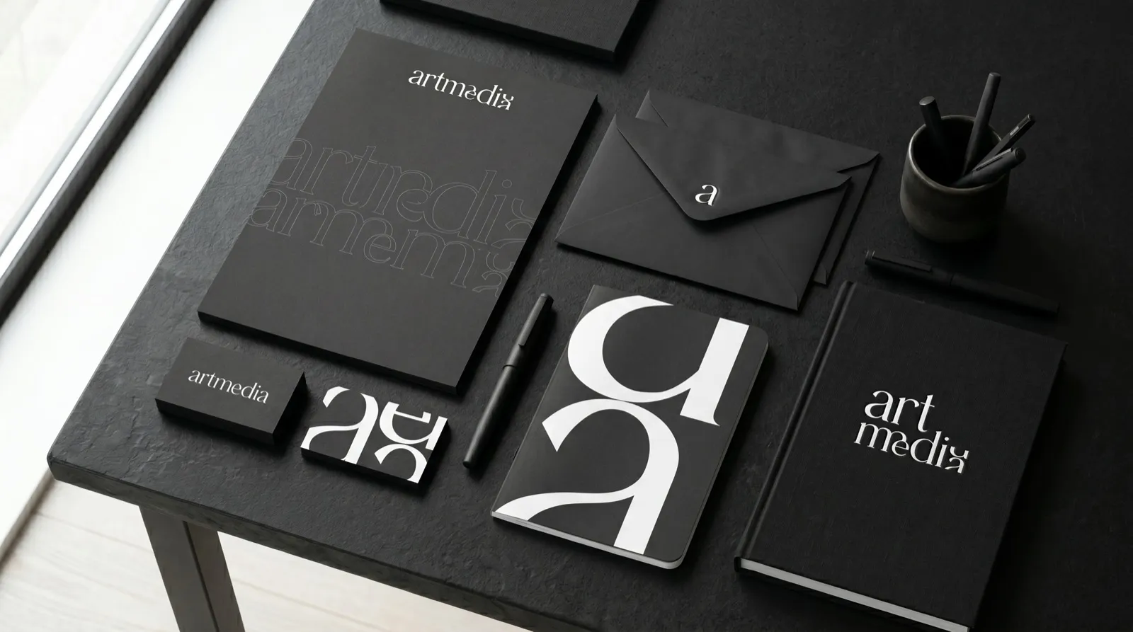 Artmedia — Branding pentru agenție, 1